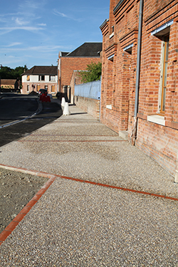 réfection des trottoirs de Chaon - 2015